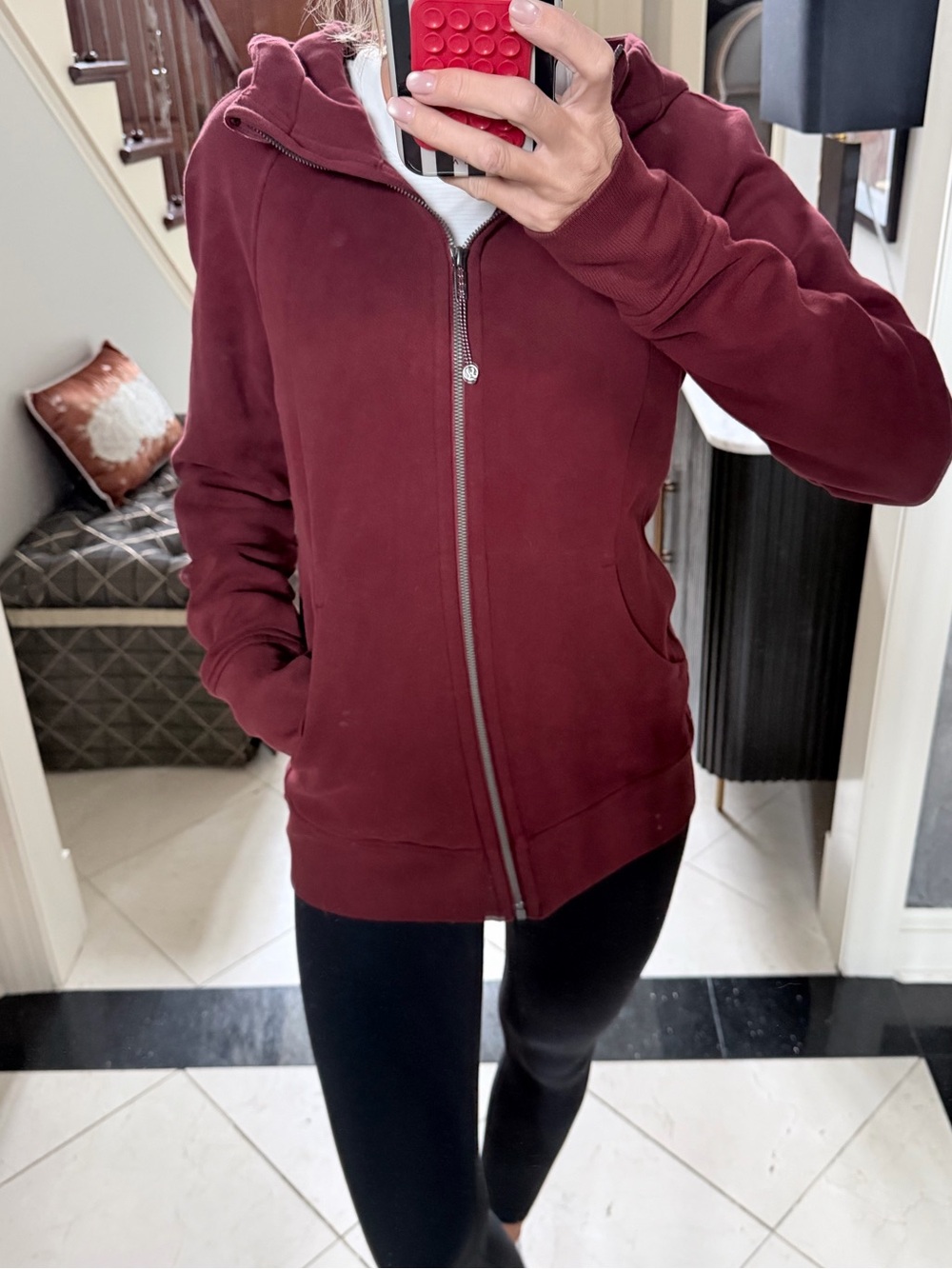 Lululemon Scuba Hoodie full zip Size 10